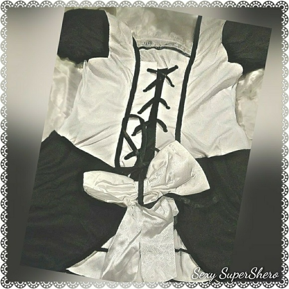 🎃SALE!🆕Sexy Maid in Mischief 2pc Halloween Costume - Picture 4 of 5